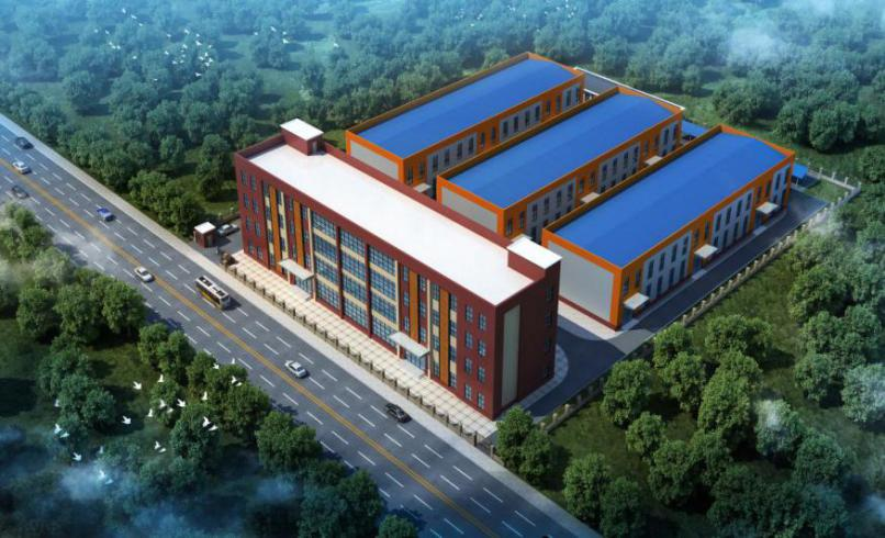 新厂区鸟瞰效果图 新厂区鸟瞰效果图
